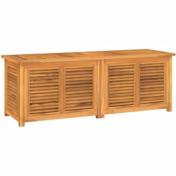 Questo contenitore da giardino in legno con doghe speciali emana un fascino rustico ed è un complemento ideale per il tuo spa ...