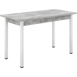 Tavolo da pranzo scrivania da cucina mdf 120 cm cm grigio bianco