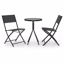 Questo set da bistrot è un'ottima scelta per cenare, leggere e rilassarsi nel patio o sul balcone. Struttura in acciaio: ques ...