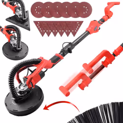 Potenza: 710 W 6 livelli di velocità Velocità di rotazione: 1000-2100 giri/min Disco abrasivo: Ø 220 mm Platore rotondo e tri ...