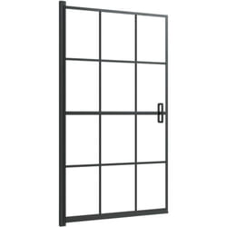 Cabina doccia vasca da bagno parete doccia vasca da bagno cabina accessorio bagno interno casa esg 80 x 140 cm nero