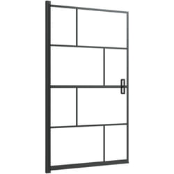 Cabina doccia vasca da bagno parete doccia vasca da bagno cabina accessorio bagno interno casa esg 80 x 140 cm nero