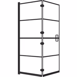 Questa cabina doccia pieghevole combina stile e funzionalità ed è perfetta per arredare il tuo bagno. Il profilo in alluminio ...