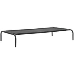 Helloshop26 - Cuccia rialzata per cani l cestini in Textilene cestino per cani 110 x 65 x 20 cm nero