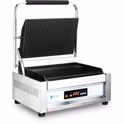 Hamburger succosi, preparati su una macchina per panini salvaspazio da 2.200 W La macchina per panini è un apparecchio di cot ...