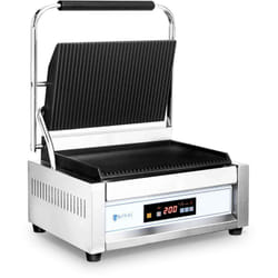 Helloshop26 - Panini grill machine professionale tostapane croque-monsieur professionale 2.200 Watt 50 - 300 °c acciaio inox