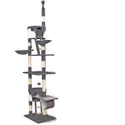 Dimensioni Altezza: 240-260 cm (regolabile individualmente) Piastra di base: 45 x 60 cm Rotolo da gioco: Ø 17 cm, 26 cm di lu ...