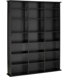 Mobile scaffale libreria porta CD/DVD 136,5 cm nero