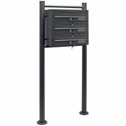 Dimensioni per scomparto: 360 x 270 x 100 mm Dimensioni fessura per lettere: 325 x 30 mm Dimensioni cassetta per lettere: 360 ...