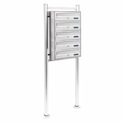 Dimensioni per scomparto: 360 x 270 x 100 mm Dimensioni fessura per lettere: 325 x 30 mm Dimensioni cassetta postale: 585 x 3 ...