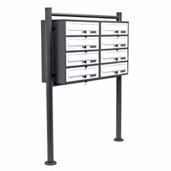 Dimensioni per scomparto: 360 x 270 x 100 mm Dimensioni fessura per lettere: 325 x 30 mm Dimensioni cassetta postale: 468 x 7 ...