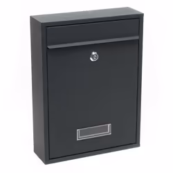 Dimensioni cassetta delle lettere: 21,5 x 9 x 32 cm vasca per le lettere: 19,1 x 3,6 cm Peso in kg 1,2 Materiale Acciaio zinc ...
