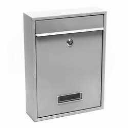Dimensioni della cassetta della posta: 21,5 x 9 x 32 cm fessura per le lettere: 19,1 x 3,6 cm Peso in kg 1,2 Materiale Acciai ...
