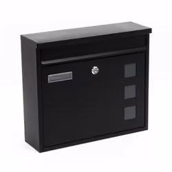 Dimensioni fessura per le lettere: 330 x 30 mm Dimensioni cassetta per le lettere: 360 x 320 x 115 mm Peso in kg 2,2 Material ...