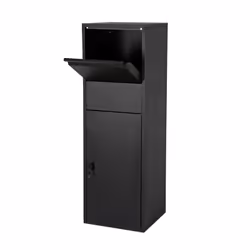 La cassetta dei pacchi può contenere 4 pacchi di dimensione S che misurano 25 x 17,6 x 10 cm e 1 pacco di dimensione L che mi ...