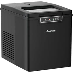 Fabbricatore di ghiaccio portatile 12kg/24h 9 cubetti di ghiaccio ogni 8 min con serbatoio da 1,85 litri display lcd 105 watt