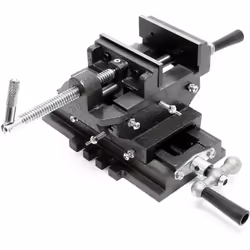 Che si tratti di un laboratorio di bricolage o di un garage, questa morsa per fresatura a 2 assi è ideale come complemento a  ...
