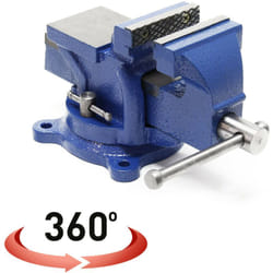 Helloshop26 - Ganascia di serraggio per morsa per carichi pesanti 75 mm Incudine da officina a 360 gradi