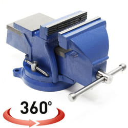 Ganascia di serraggio per morsa leggera 150 mm 360 gradi con incudine Incudine da officina da 152,4 mm