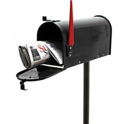 Helloshop26 - Cassetta postale americana nera Base di supporto per cassetta postale dal design americano
