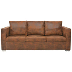 Helloshop26 - Divano letto a 3 posti soggiorno letto per gli ospiti divano letto pieghevole per soggiorno interni casa sedili 191 x 73 x 82 cm pelle