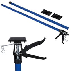 Helloshop26 - Supporto puntello supporto soffitto asta telescopica barra in acciaio 115-290 cm 30 kg blu