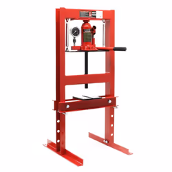 Vi offriamo una pressa idraulica da officina con manometro con una capacità di 6 tonnellate. In effetti, una pressa idraulica ...