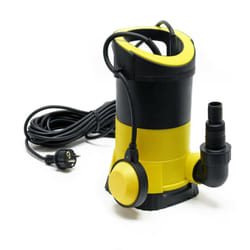 Helloshop26 - Pompa per acque reflue 7000 l/h 400 Watt pompa sommersa costruzione drenaggio gialla