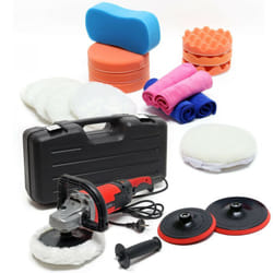 Helloshop26 - Set smerigliatrice lucidatrice 26 pezzi 1500 watt 3000 giri/min max lucidatrice lucidatrice