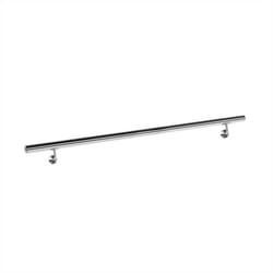 Kit corrimano supporto a muro 120 cm raffinata scala in acciaio