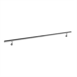 Helloshop26 - Kit corrimano ringhiera supporto muro 200 cm raffinata scala in acciaio