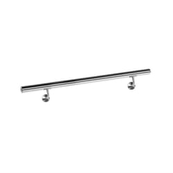 Helloshop26 - Kit corrimano ringhiera supporto muro 80 cm raffinata scala in acciaio