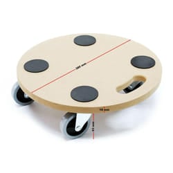 Helloshop26 - Carrello da trasporto su ruote per mobili in lamiera mdf 38 cm 250 kg