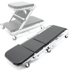 Carrello per ispezione meccanica Garage officina 2-1 posti 150 kg max