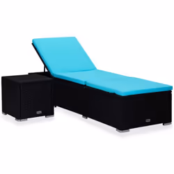 Crea lo spazio relax attraente e rilassante che hai sempre sognato con questo elegante set di poltrona lounge e tavolino da t ...
