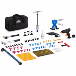Kit per la rimozione delle ammaccature senza vernice - 70 pezzi Questo ampio set di strumenti per la rimozione delle ammaccat ...