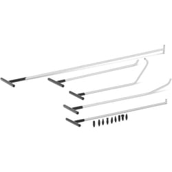 Kit per la rimozione delle ammaccature senza vernice - 5 aste - Attrezzi per auto da garage per officina in acciaio inossidabile