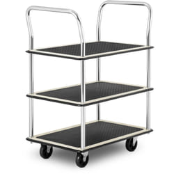 Carrello da movimentazione portata 150 kg max 3 vassoi porta attrezzi da officina