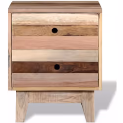 Questo comodino in stile retrò, realizzato in legno massello di recupero, sarà un'aggiunta senza tempo alla tua casa. Dispone ...