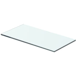 Helloshop26 - Pannello per ripiano in vetro trasparente 40 x 15 cm