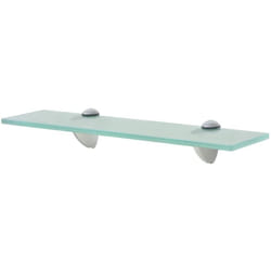 Helloshop26 - Scaffale mobile da parete di design in vetro 40x20 cm 8 mm trasparente