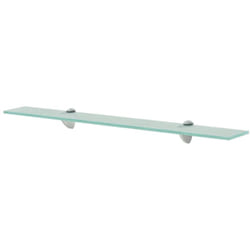 Helloshop26 - Elegante mensola di design da parete in vetro 70 x 10 cm Vetro 8 mm