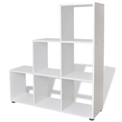 Scaffale mobile di design libreria/scaffale 107 cm bianco