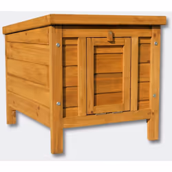 Capanna per conigli o altri piccoli roditori in legno, per recinto all'aperto Montaggio molto semplice Costruzione completa i ...