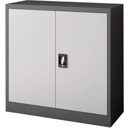 Helloshop26 - Armadio da ufficio armadietto da ufficio mobiletto per soggiorno ufficio camera da letto officina acciaio laccato 90 x 40 x 90 cm