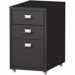 Piedistallo da ufficio Questo mobile contenitore a 3 cassetti ti offre ampio spazio per riporre documenti e forniture per uff ...