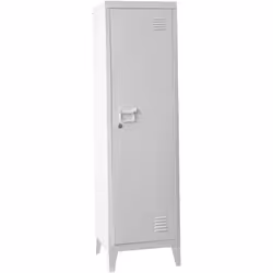 Armadietto in metallo Questo mobile portaoggetti in metallo offre spazi pratici e sicuri grazie alla porta con serratura. Gra ...