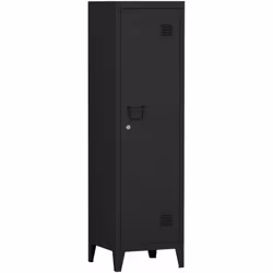 Armadietto in metallo Questo mobile portaoggetti in metallo offre spazi pratici e sicuri grazie alla porta con serratura. Gra ...