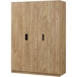 Armadio camera da letto armadio moderno contenitore senza tempo 1 armadio 4 ripiani in mdf 176 x 120 x 52 cm effetto rovere