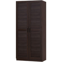 Armadio camera da letto armadio moderno contenitore senza tempo 1 ripiano mdf 176 x 80 x 52 cm effetto noce scuro
